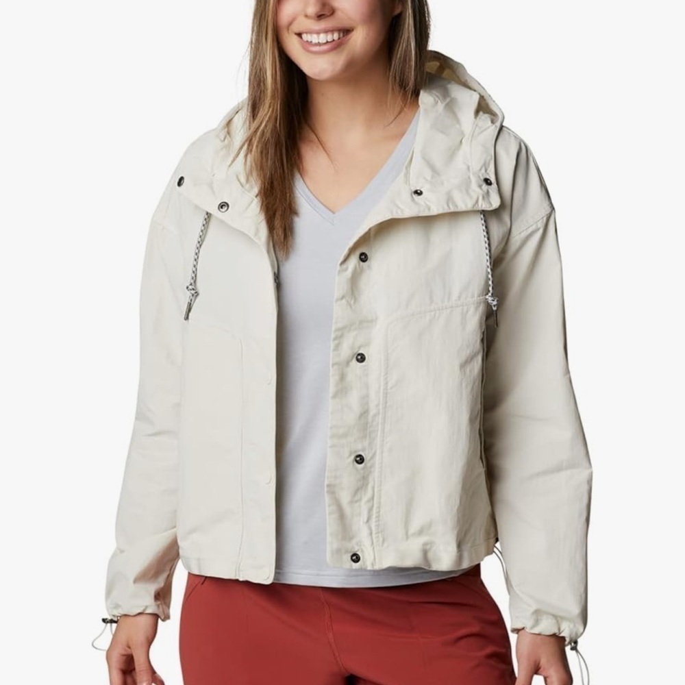 Columbia Women's Day Trippin' Crop chalk Jacket size XSmall